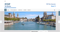 Desktop Screenshot of fdp-zh11.ch